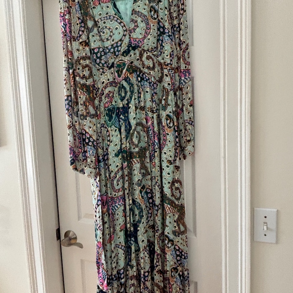 Oliphant cocktail party super fun long dress